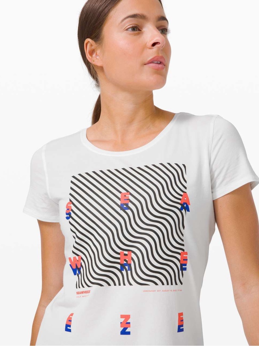 🆕🤍 Lululemon Seawheeze 2020 Love Crew White